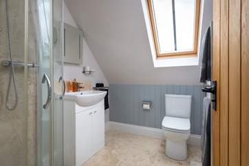 Bedroom two also has an en suite shower-room.