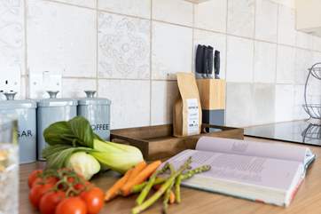 The kitchen offers a place to cook up a storm or simply create the perfect brunch.