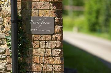 Follow the driveway and your holiday home awaits.