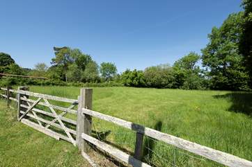 The owners surrounding paddocks and meadow sometimes are home to sheep.