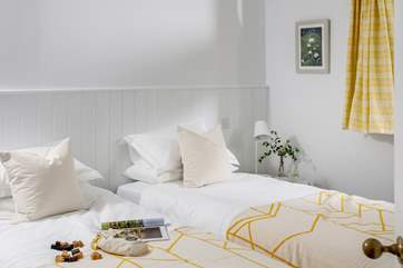 The second double bedroom can be made up as twins or a super-king double.