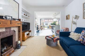 Beautifully restored features marry seamlessly with gorgeous contemporary furnishings.
