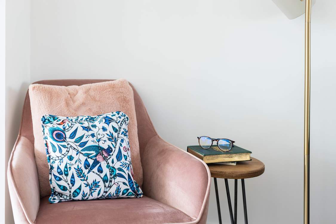 A quiet corner for a holiday read.