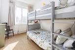 Children will love the bunk-beds in bedroom 3.