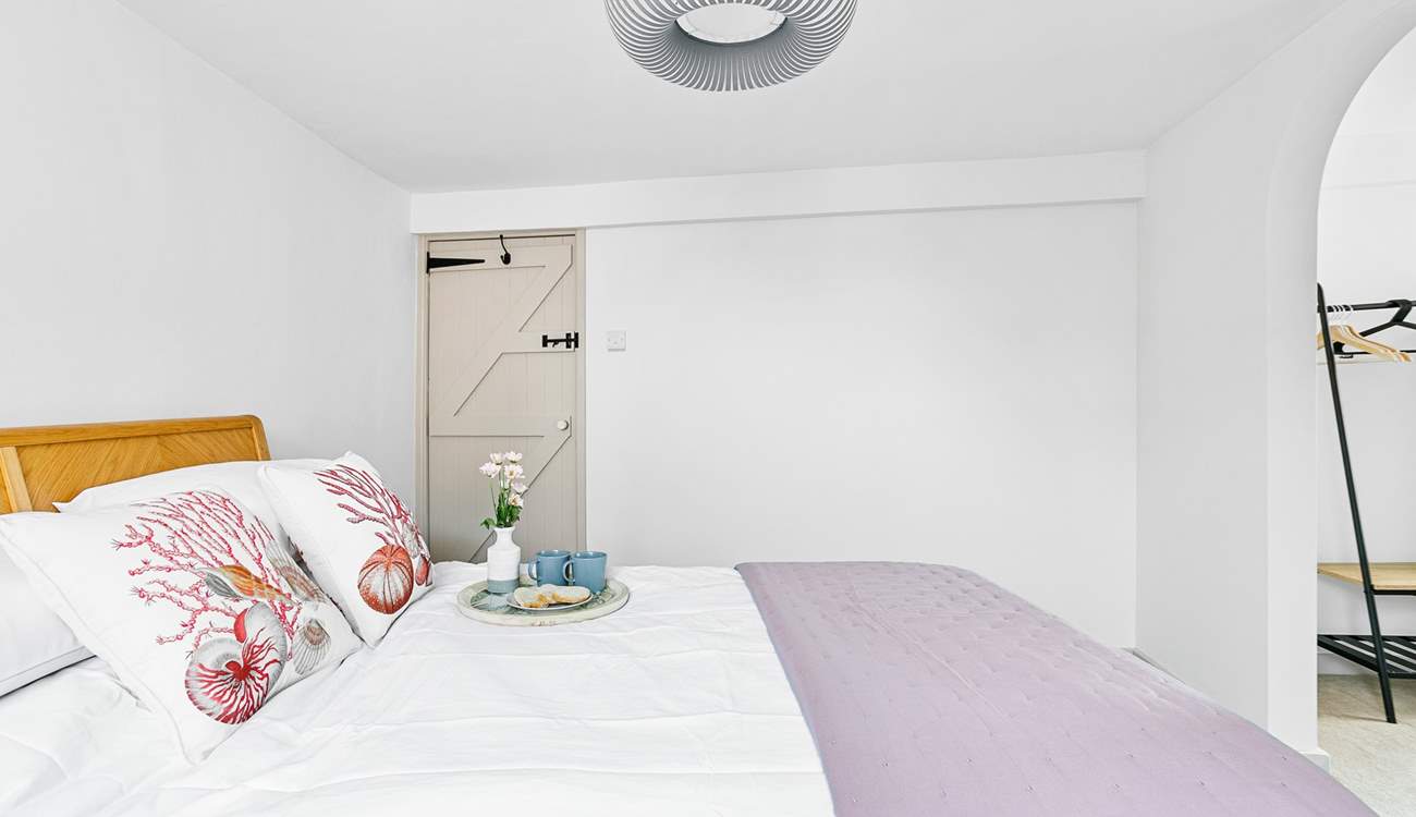 Bedroom 2 is a gorgeous double with king-size bed.