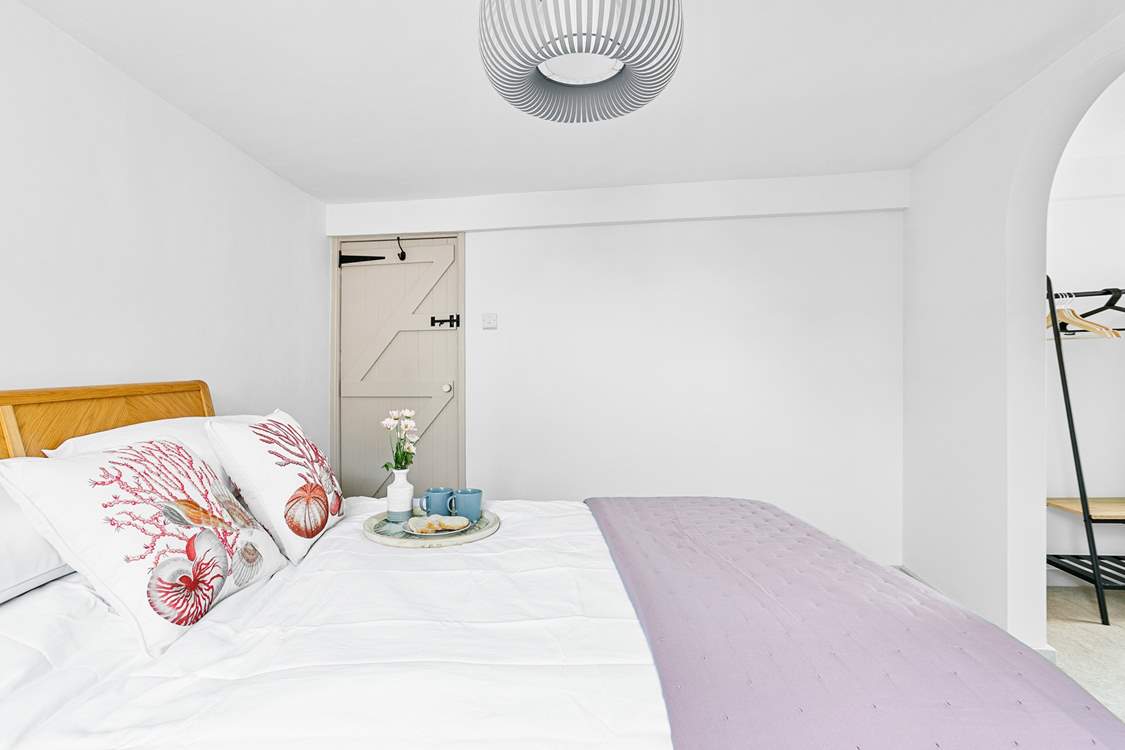 Bedroom 2 is a gorgeous double with king-size bed.