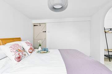 Bedroom 2 is a gorgeous double with king-size bed.