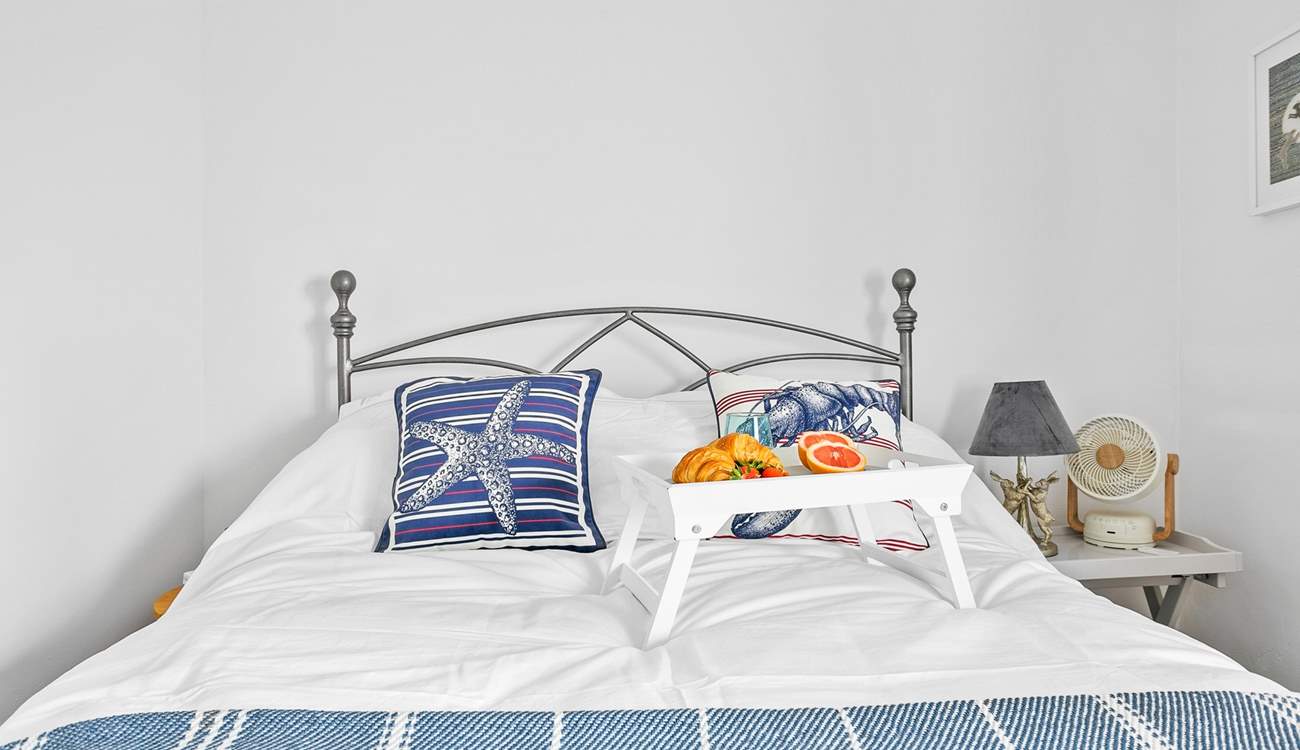 Breakfast in bed? Well you are on holiday!