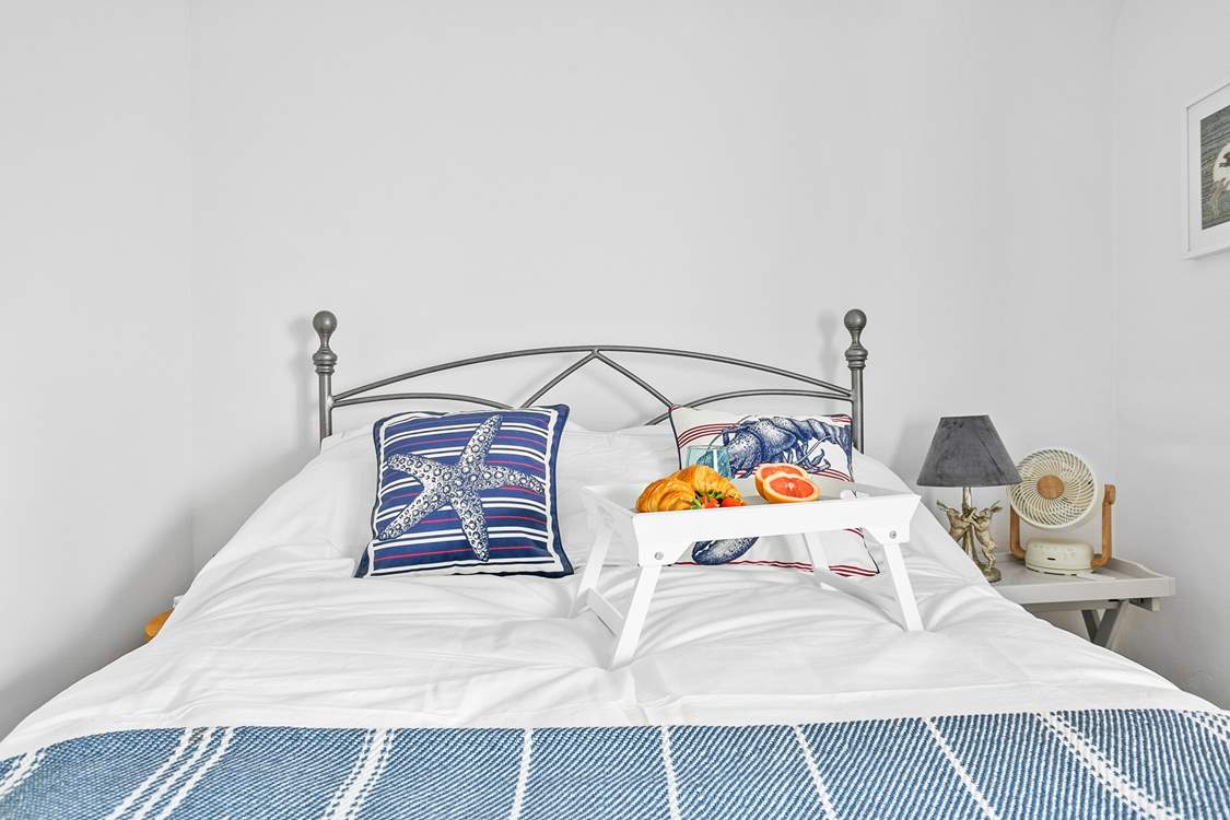 Breakfast in bed? Well you are on holiday!