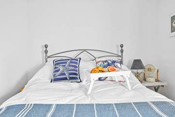 Breakfast in bed? Well you are on holiday!