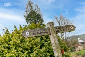 Walks galore from your doorstep.