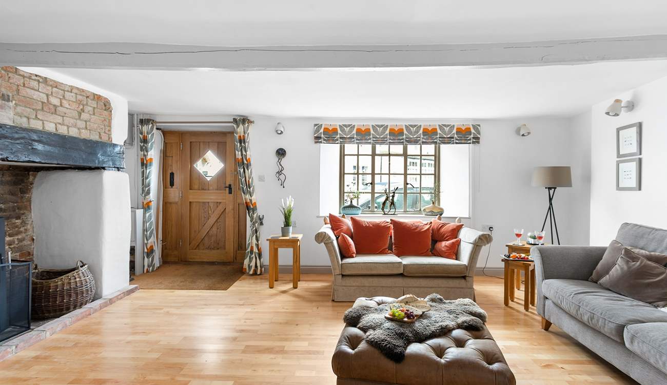 Step inside and contemporary furnishings marry perfectly with gorgeous traditional features.