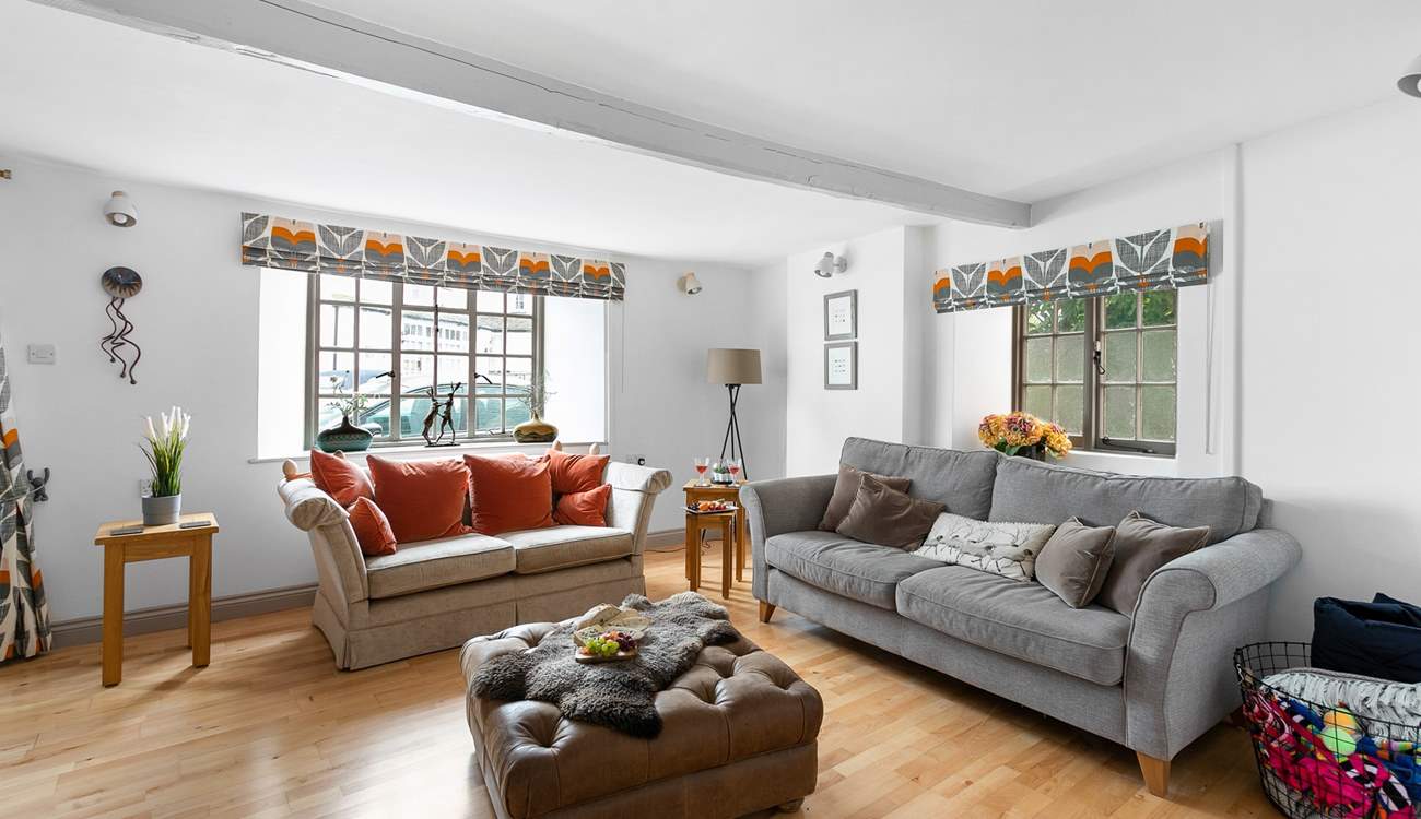 Relax on the super comfy sofas and enjoy an evening of entertainment on the Smart TV.