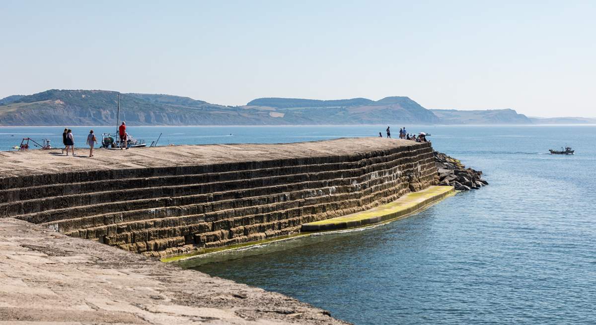 The iconic Cobb at Lyme Regis.