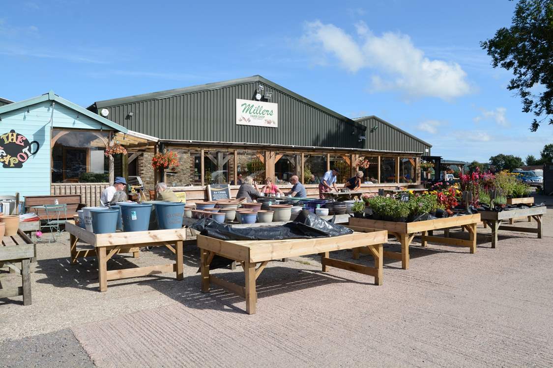 Millers is one of many lovely farm shops in the area.
