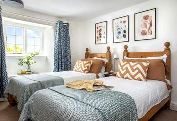 The ‘zip and link’ (super-king or twin) beds are quite striking.