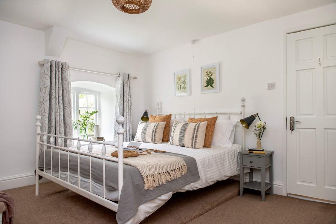 A king-size bed awaits in the second bedroom.