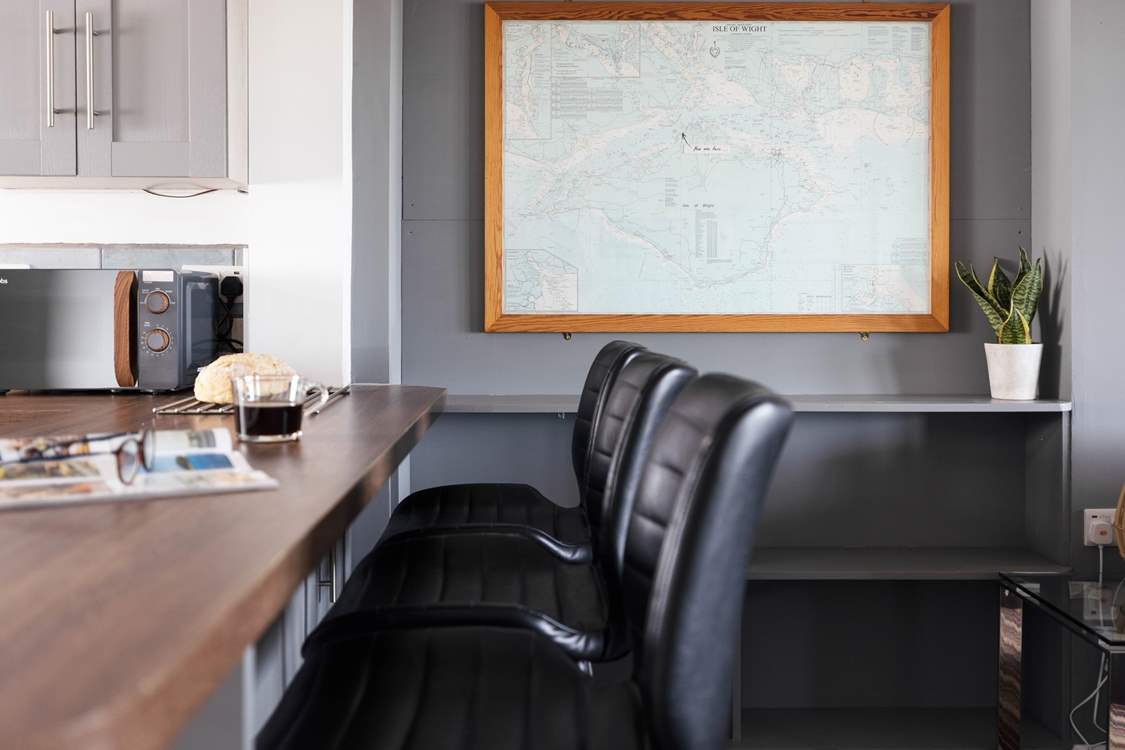 Relax with your morning coffee.