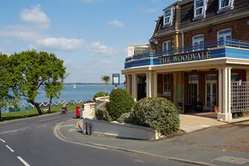 Grab a bite to eat at The Woodvale nearby.