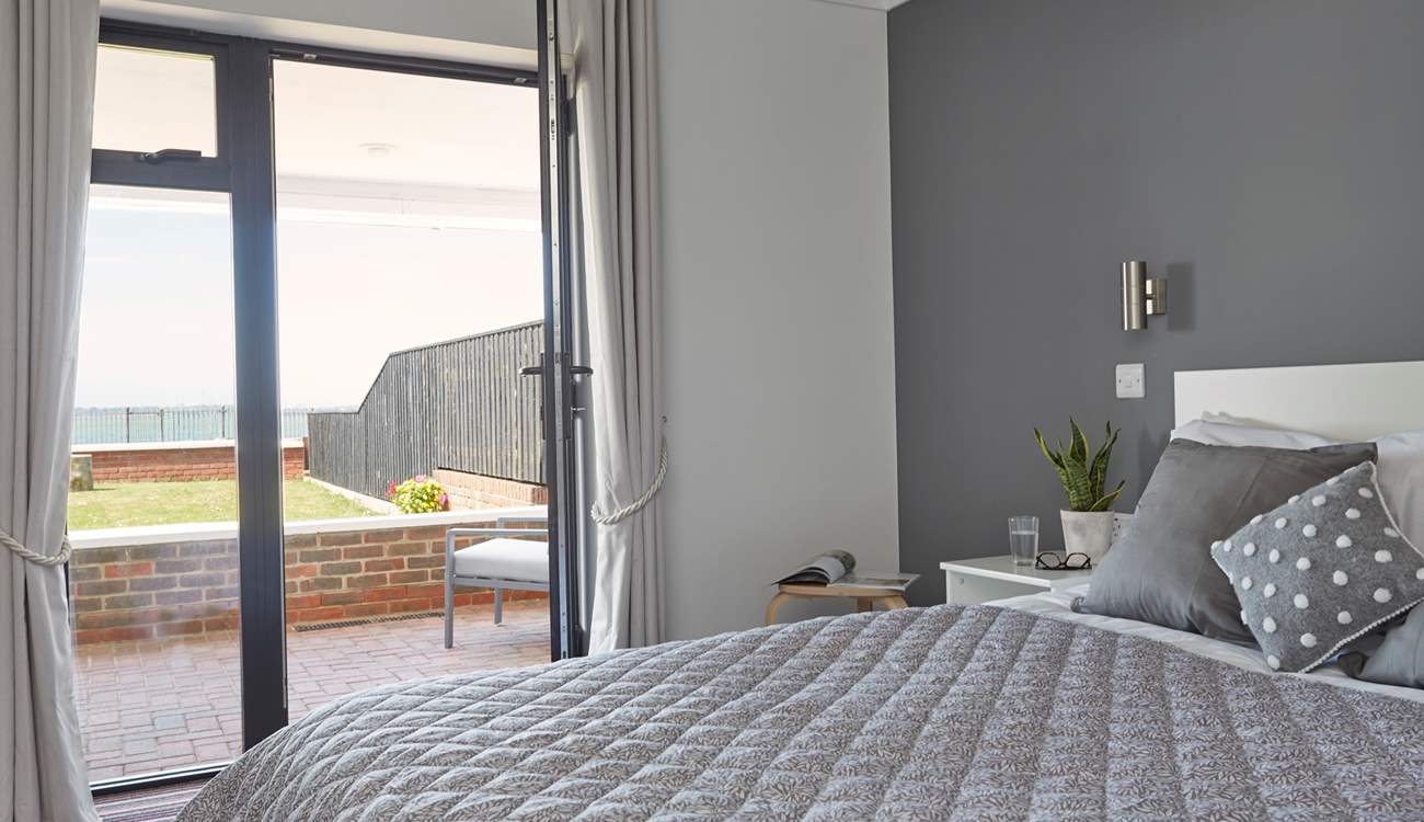 Breakfast in bed whilst you take in the sea view.