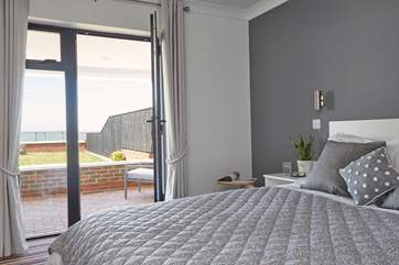Breakfast in bed whilst you take in the sea view.