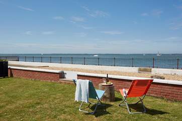 Your private beach area can be found at the bottom of the garden, follow the path to the left for your morning dip.