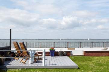 Your private beach area can be found at the bottom of the garden, follow the path to the left for your morning dip.