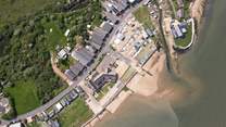 Sea Lights' spectacular position in Gurnard.