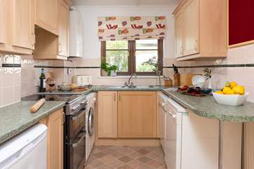 The kitchen has everything you will need on holiday.