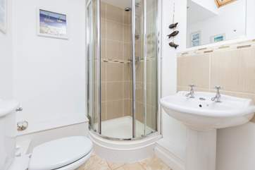 The shower-room is on the first floor.