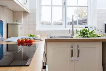 The kitchen has all you need including the all-important dishwasher.