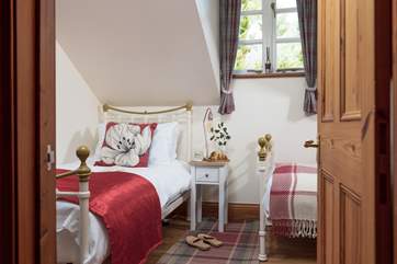 The cute twin room.
