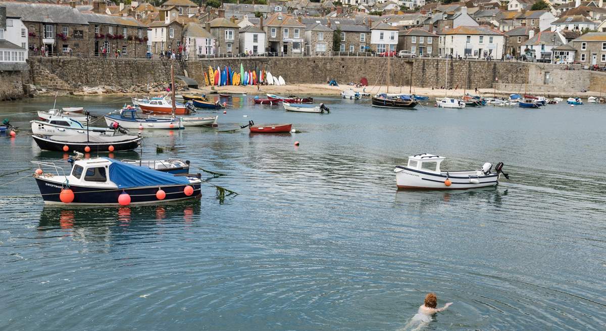 Mousehole is a picturesque village.