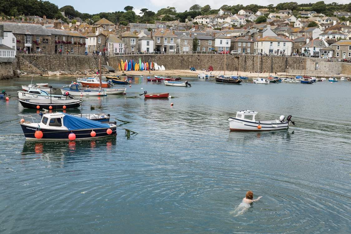 Mousehole is a picturesque village.