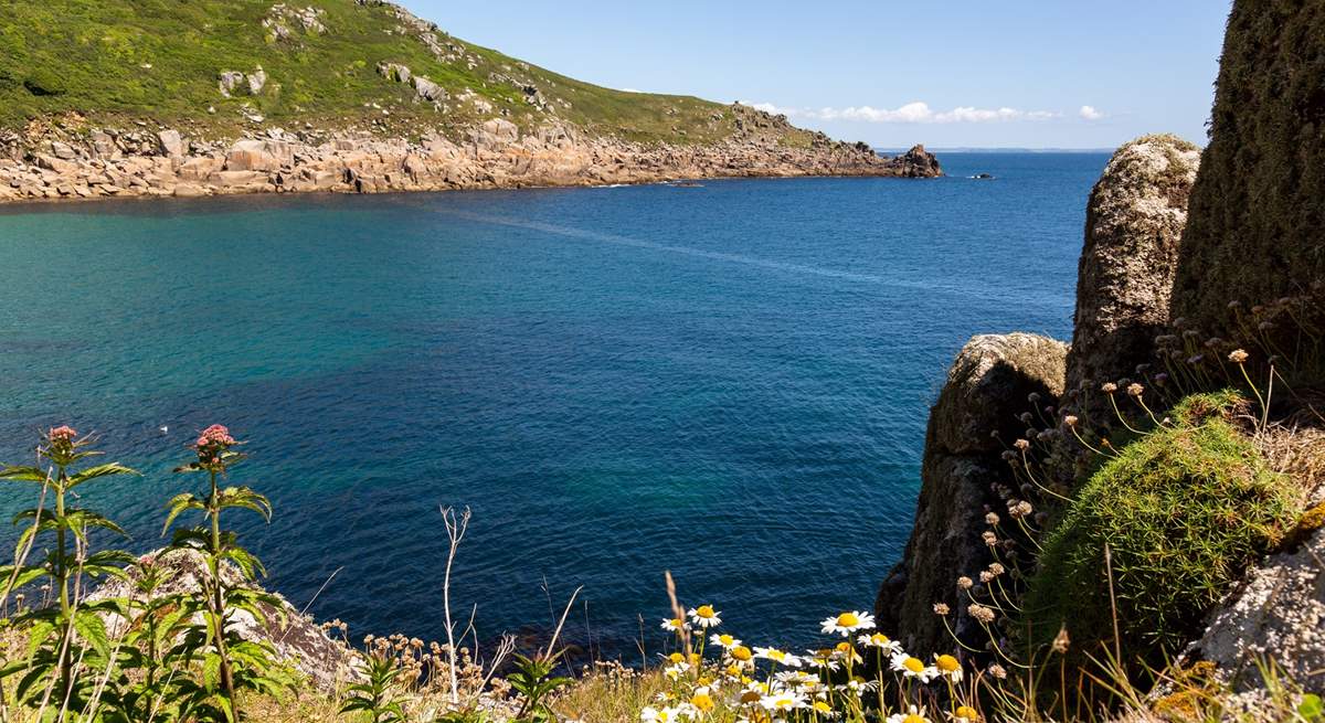 Stroll to beautiful Lamorna Cove.