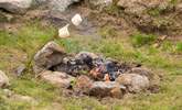 It wouldn't be a glamping trip without toasting marshmallows over the fire-pit.  - Thumbnail Image