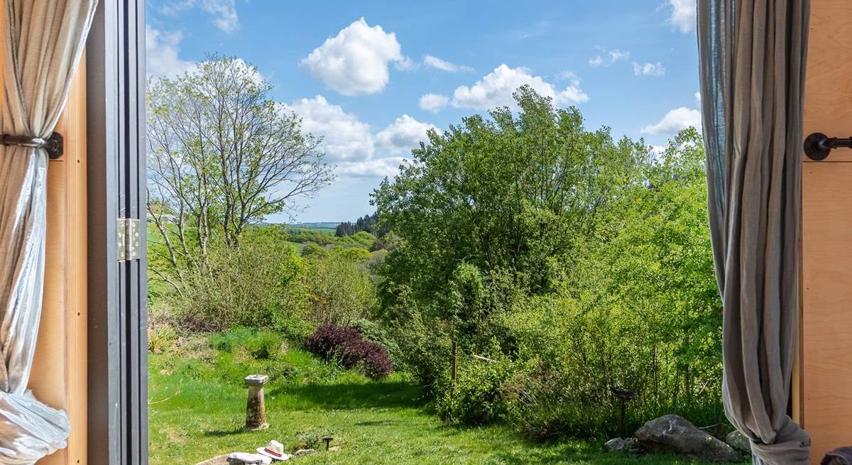 Nothing but wonderful countryside views to look out upon