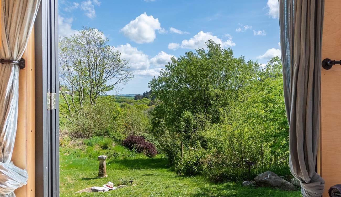 Nothing but wonderful countryside views to look out upon