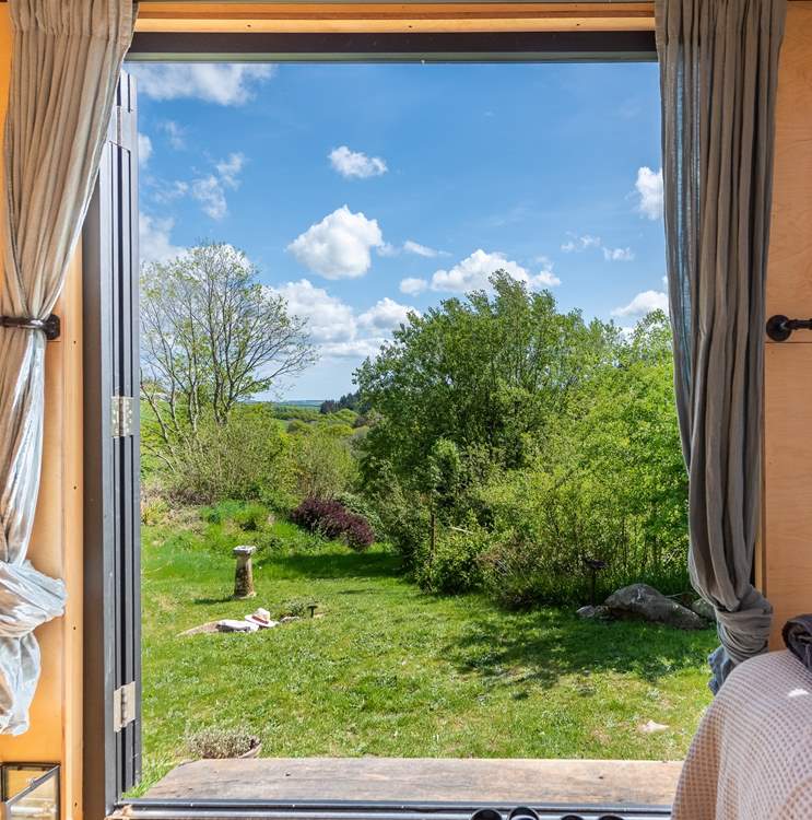 Nothing but wonderful countryside views to look out upon