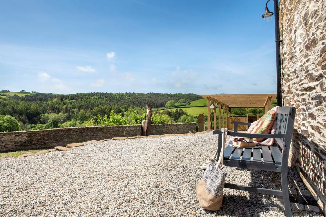 Delve into your favourite book on the delightful bench.