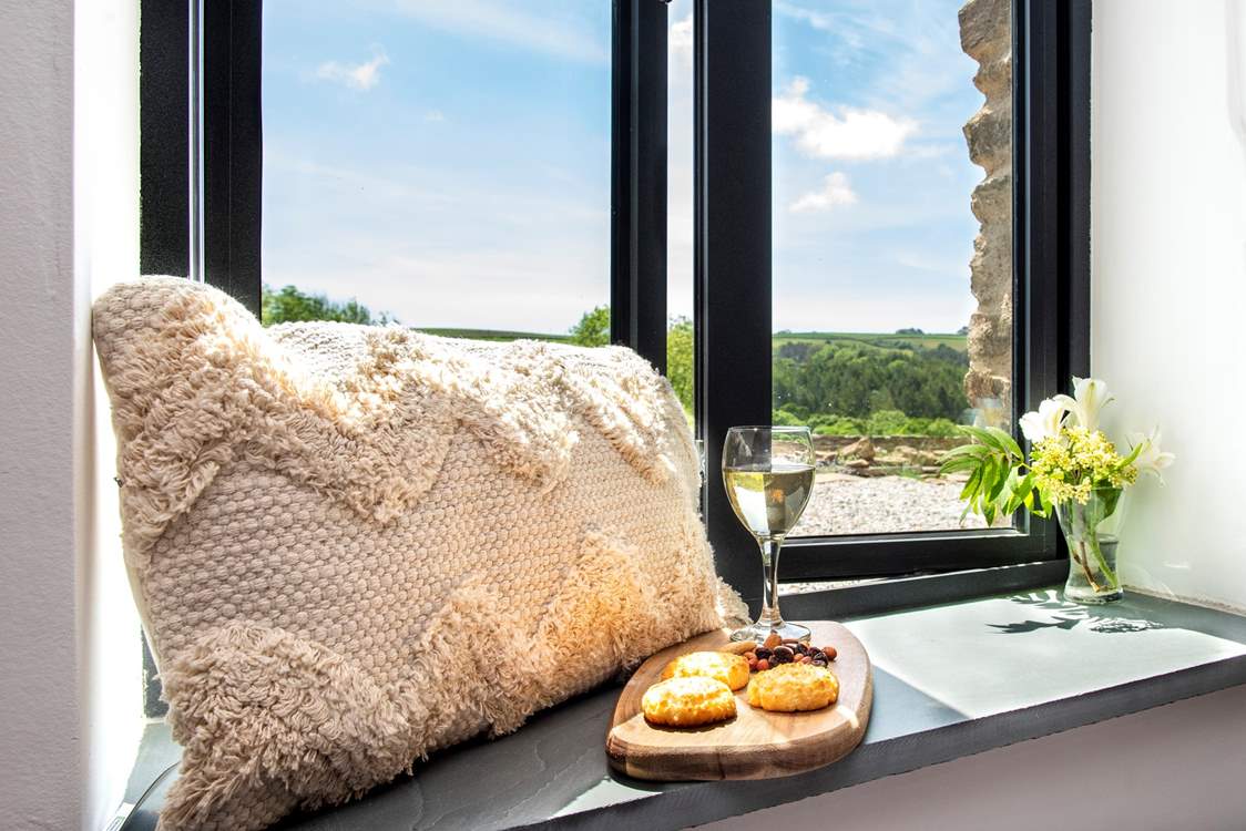 There are plenty of great places to sit and enjoy the views across the valley.