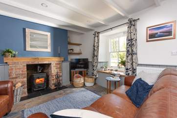 The homely sitting/dining-room.