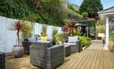  The sheltered terrace at Carwin is a gorgeous oasis. - Thumbnail Image