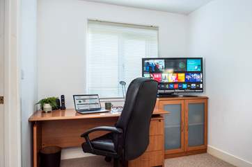 There's a little office/snug on the ground floor perfect for those who might need to catch up on some work or if you want to watch some TV away from the rest of the group.