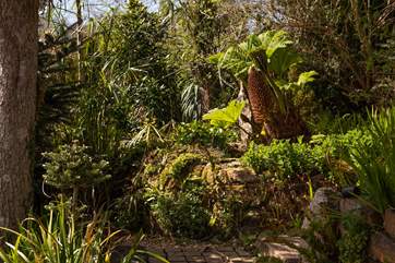 The sun soaked gardens make Poldu a very special retreat.
