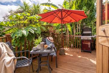 Balmy evenings await at your tropical haven.