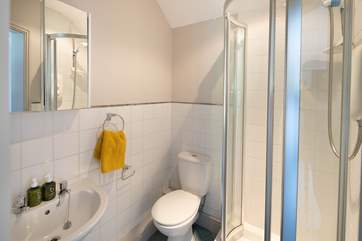 En suite shower-room.