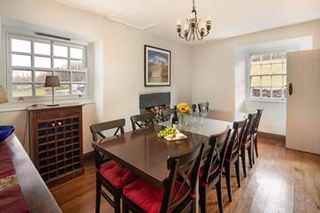 The dining-room is a fabulous place to get together and plan your Snowdonia adventures.