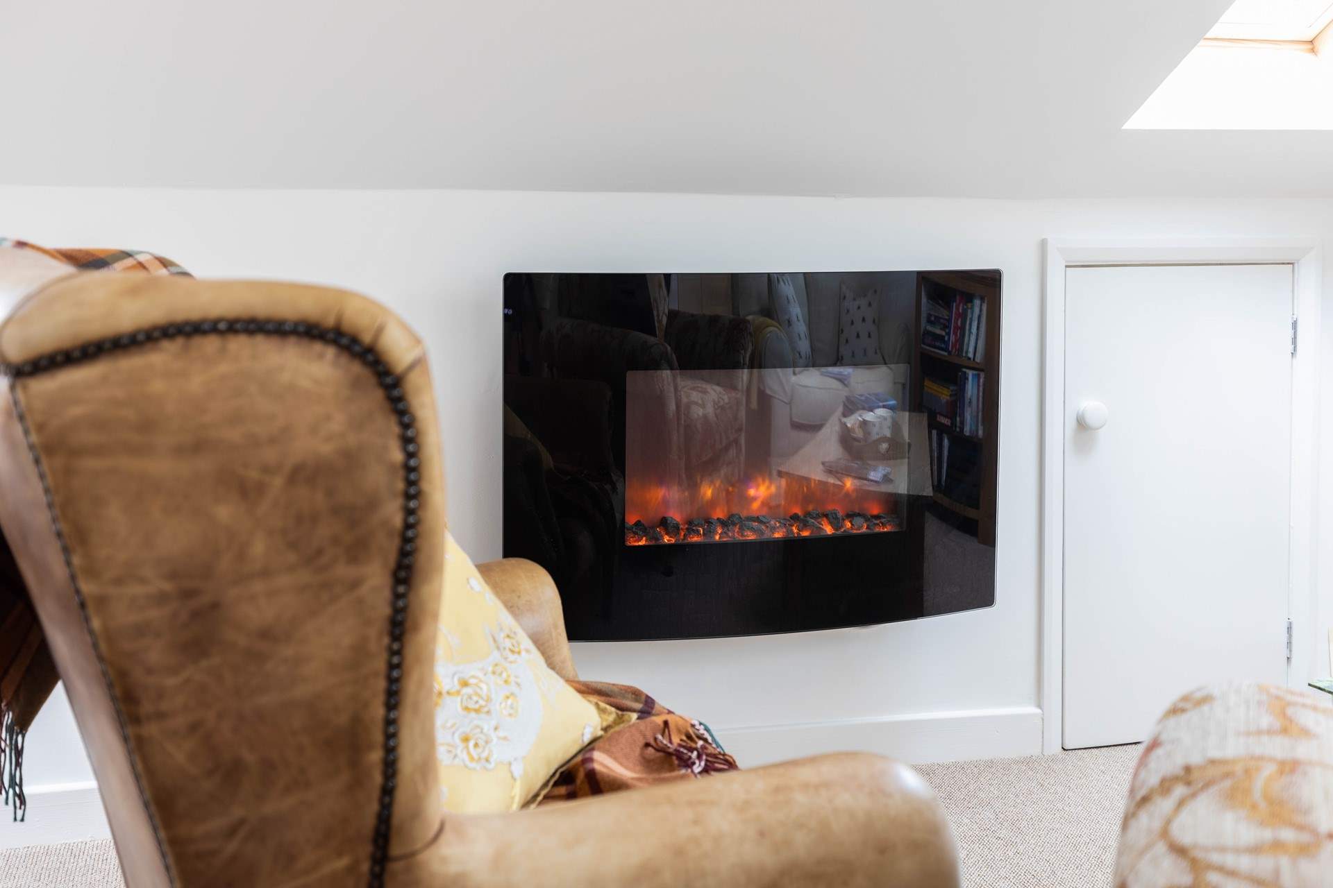 Time to relax by the electric fire.