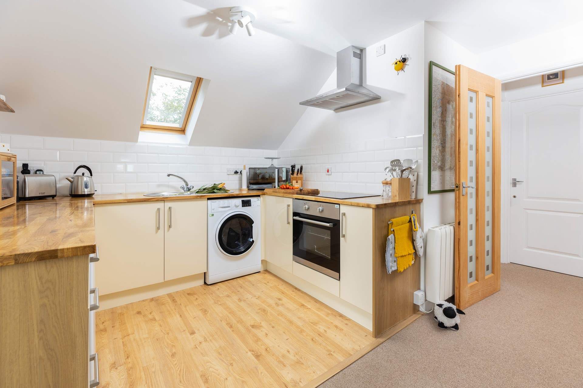 The open plan design lends itself to sociable holidays.